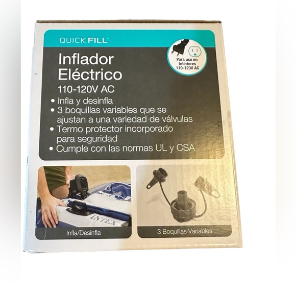 Intex quick fill 110 - 120 volt AC electric pump New in box - Picture 5 of 6